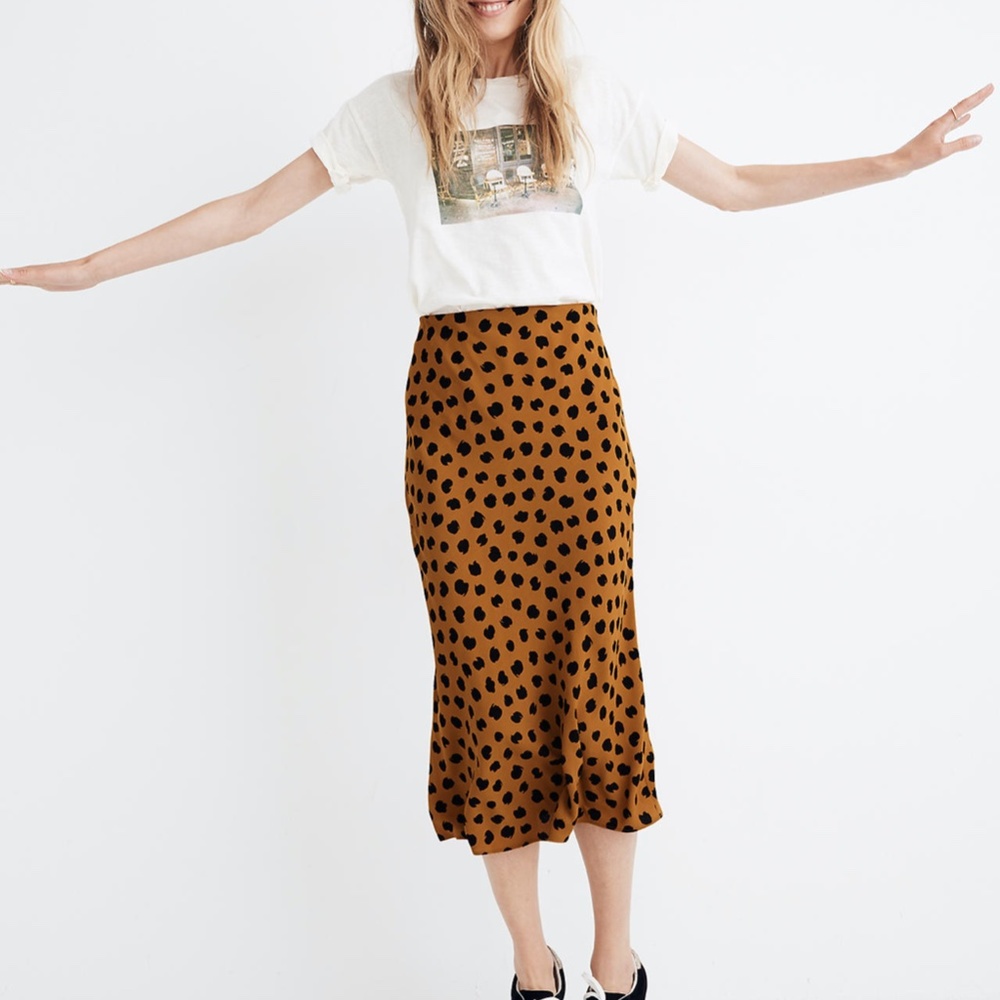 Madewell midi skirt